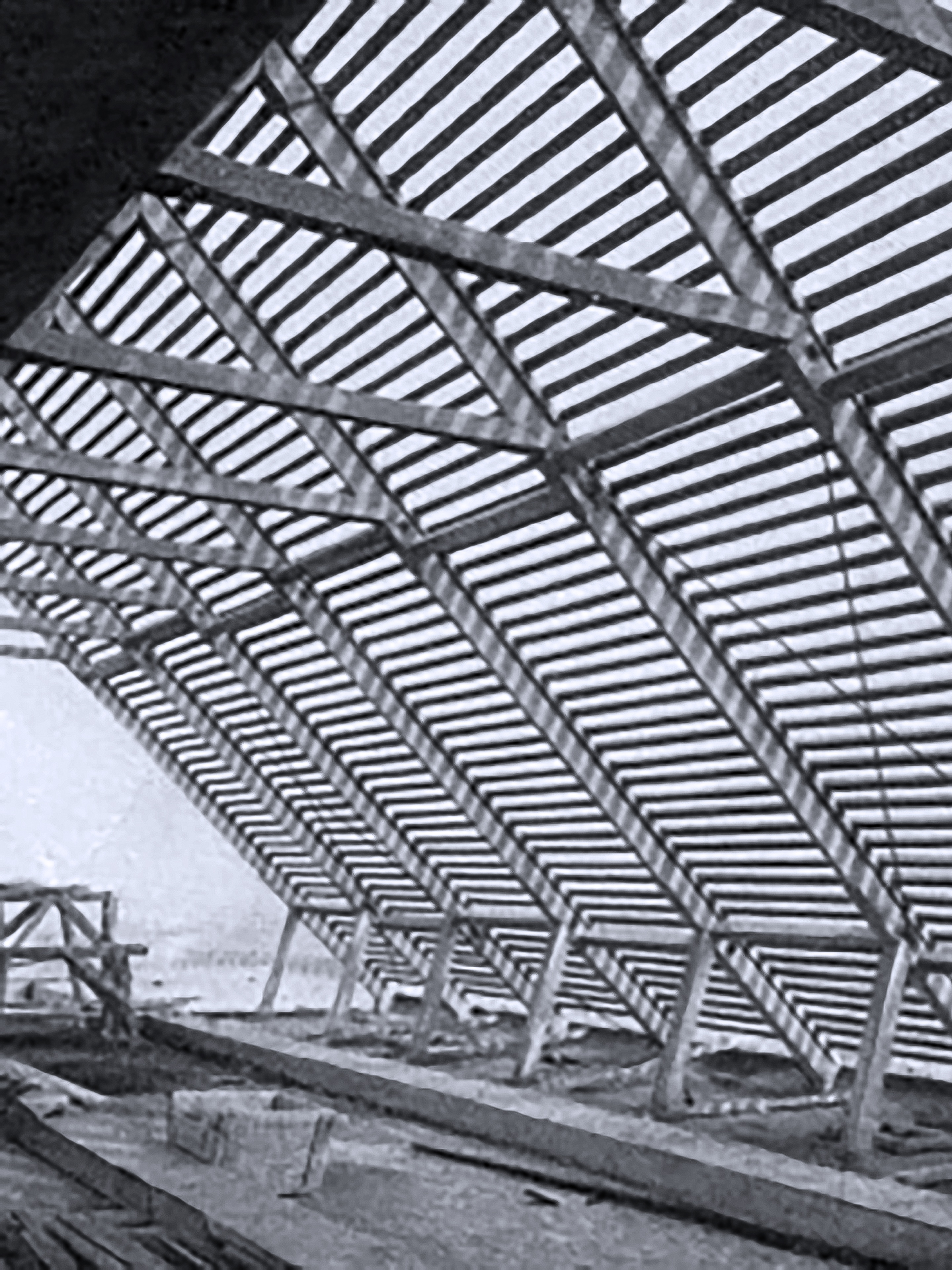 Sparren- und Kehlbalkendächer mit Sprossen – komplett in Stahlbeton