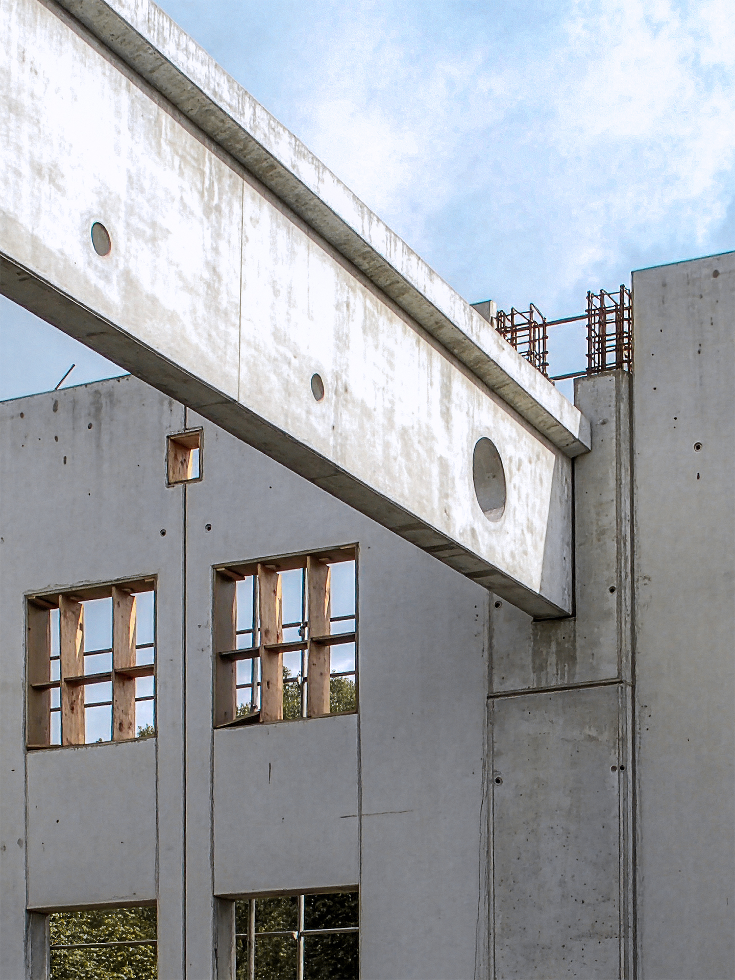 Stahlbetonbinder für große Spannweiten und Traglasten 